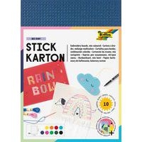 Set 10 feuilles carton à broder couleurs assorties - Image principale