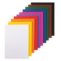 Paquet 100 feuilles dessin 21x29.7 cm  180g couleurs assorties Folia - Image principale