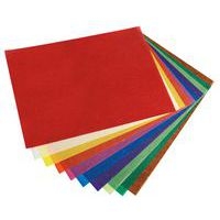 Pochette 10 feuilles assorties papier vitrail 18.5 x 30 cm - Image 3