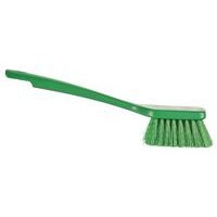 Lot de 10 Brosse à main manche court, 300 mm, dur, vert - Image principale