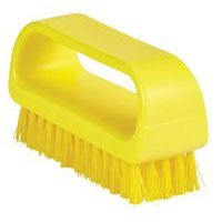 Lot de 10 Brosse à ongles, 95 mm, medium, jaune - Image 2