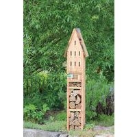 Tour hôtel à insectes toiture pointue 125 cm - Image 3