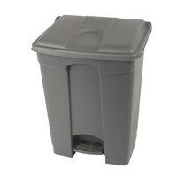 Poubelle plastique agroalimentaire 70 L gris - Image 2
