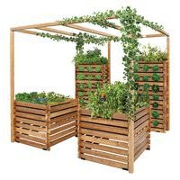 Pack complet : murs bacs à hauteur-pergola - Image 2