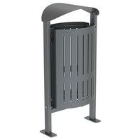 Poubelle Silaos 50 L acier - platines - gris Procity - Image principale