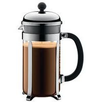 Cafetière à piston 8 Tasses Chromée & Noire - Chambord - Image principale