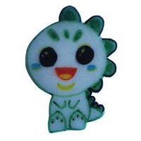 Set de 7 feuilles plastique fou pailleté A4 - Image 2