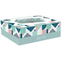 Boîte repas 1 compartiment Vert d'Eau - Lunch Box - Easy Life - Image 2