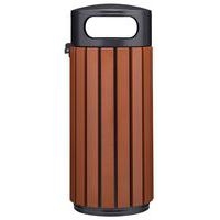 Poubelle Zeno Extreme 80L effet corten /tête inox gris-Rossignol Pro - Image 3