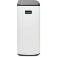 Poubelle Touch BO 2x30L Blanc - Image 4