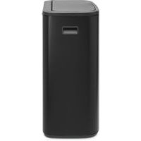 Poubelle Touch BO 2x30L noir mat - Image 3