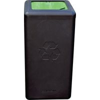 Poubelle circulaire BrickBin 65L Déchets organiques Noir/ver - Image 2