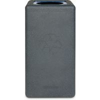 Poubelle circulaire BrickBin 65L Papier Gris/blue - Image 3
