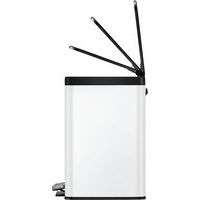 Poubelle à pédale Essential Recycler Step Bin 15+15 L blanc - Image 8