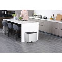 Poubelle à pédale Essential Recycler Step Bin 9+9+9 L inox m - Image 9