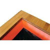 Station de tri sélectif Lune Paxa Large 65L blanc/orange - Image 2