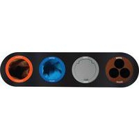 Station de tri sélectif Lune Split 4 flux 153 L - Image 2