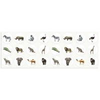 Lot 4 rouleaux gommettes animaux 33mm - Image 3