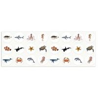 Lot 4 rouleaux gommettes animaux 33mm - Image 2