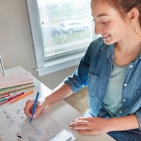 Lot de 36 Stylo feutre Paper Mate Flair bleu format économique 30+6 - Image 8