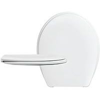 Abbatant blanc à charnière inox pour WC - Image principale