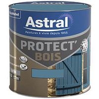 Peinture protectrice bois satinée couleur ciel d'orage - Image principale