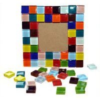 Bocal 750 g mosaïques verre 10x10 mm en couleurs assorties - Image 3