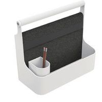 Caisson nomade Youme habillage feutre blanc/poignée blanche - Image principale