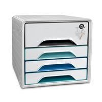 Module 4 tiroirs à clé Smoove Scure CEP Dim. 36 x 28,8 x 27,1 cm - Image principale