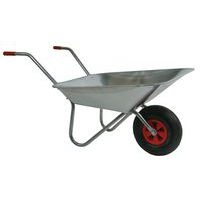 Brouette de jardin cuve galvanisée 80 L/50 kg - Roue pneumatique - Image principale