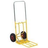 Diable acier à poignée télescopique charge 150 kg - Roues pneumatiques - DLV - Image principale