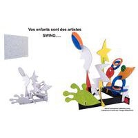 Lot de 5 sculptures carton - swing - Image 4