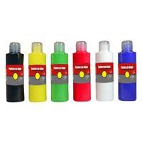 Assortiment 6 flacons de 250ml de gouache aux doigts couleurs vives sélection PICHON - Image principale