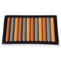 Boîte 12 pastels à l'huile couleurs métallisées 70 mm Ø 10 mm - Image principale