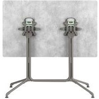 Pied double de table Horizon rectangulaire 115x69 cm Lafuma - Image 2