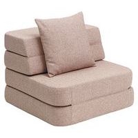 Klip Klap fauteuil convertible soft 1 coussin rose-KlipKlap - Image principale