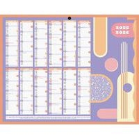 Calendrier emploi du temps format 21 x 26,5 cm 2025-2026 - Image principale