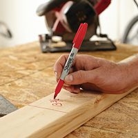 Marqueur permanent Sharpie pointe fine rouge - Boîte de 12 - Image 2