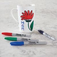 Marqueur permanent Sharpie pointe fine rouge - Boîte de 12 - Image 6