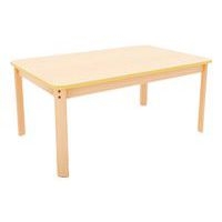 Table Ergo rectangulaire T0 - hêtre/hêtre - Image principale