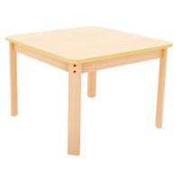 Table Ergo carrée T0 - hêtre/hêtre - Image principale