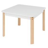 Table Ergo carrée T1 - T2 - T3 piètement bois hêtre - Image principale