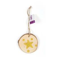 Rondelle de bois naturel diamètre 75 à 110 mm - Image 3