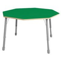 Table Eko octogonale ø 146 cm réglable T1 à T3 - vert - Image principale