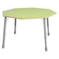 Table Eko octogonale ø 146 cm réglable T3 à T6 - vert clair - Image principale