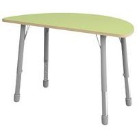 Table Eko demi-ronde ø 138 x 69 cm réglable T1 à T3 - vert clair - Image principale