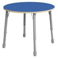Table Eko ronde ø 100 cm réglable T1 à T3 - bleu - Image principale