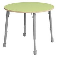 Table Eko ronde ø 100 cm réglable T1 à T3 - vert clair - Image principale
