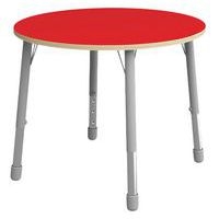 Table Eko ronde ø 100 cm réglable T3 à T6 - rouge - Image principale