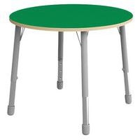 Table Eko ronde ø 100 cm réglable T3 à T6 - vert - Image principale
